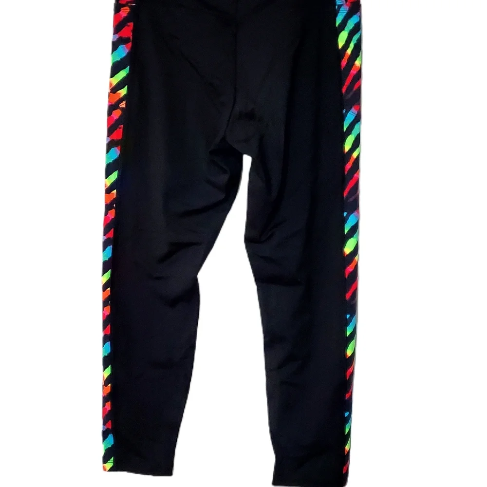 Victoria's Secret PINK Zebra Black Ombre Rainbow Tie Dye Sherpa Set - Picture 15 of 15